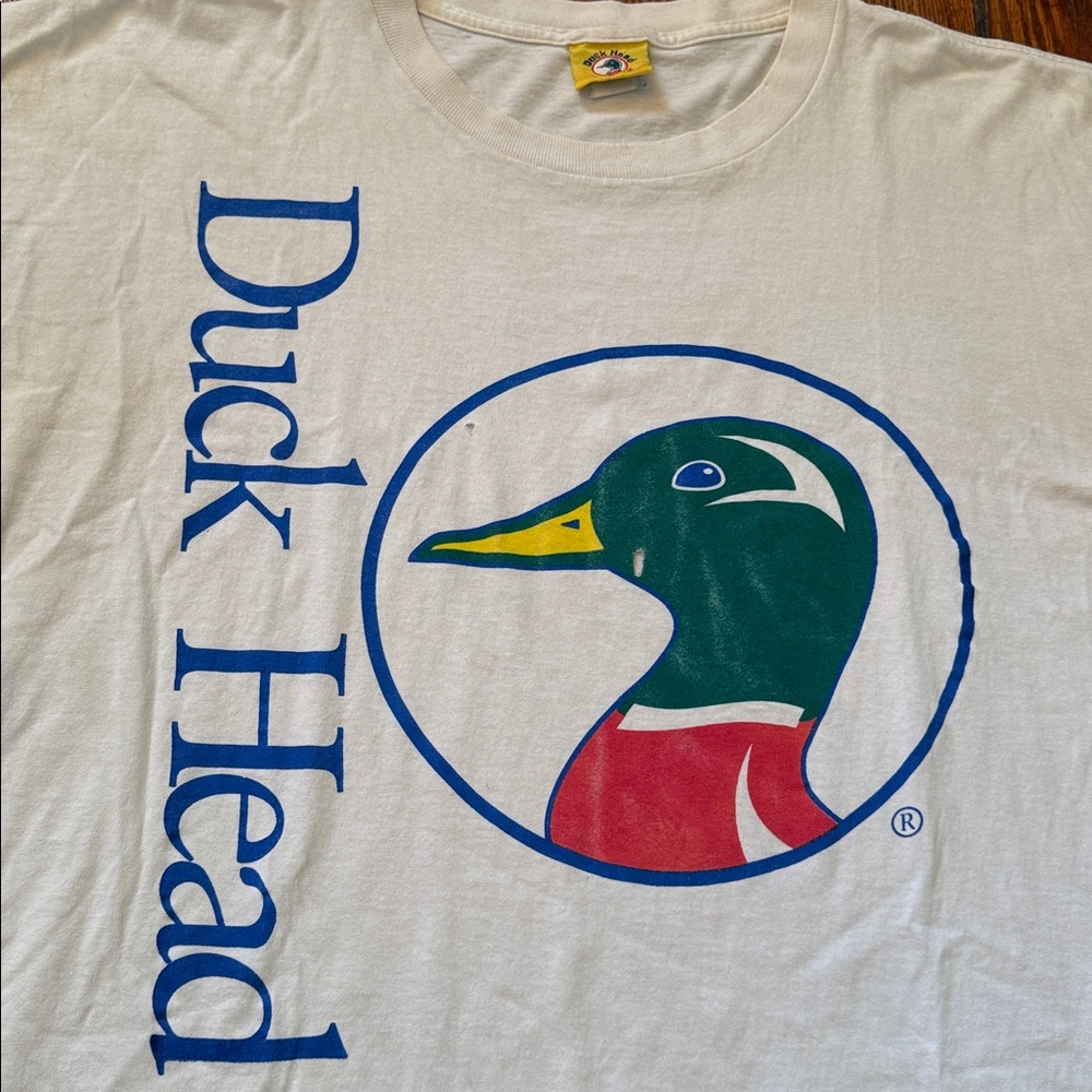 90’s Duck Head Single Stitch Vintage T-Shirt - Picture 2 of 10